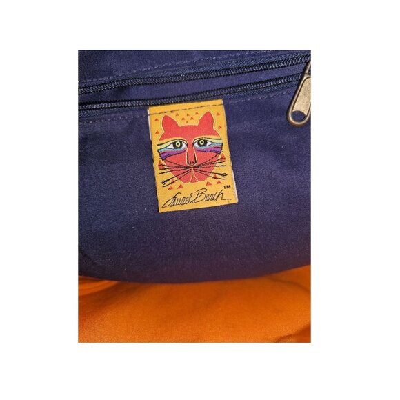 Laurel Burch Azul Crossbody Bag LB5361 With Cat Design & Adjustable Strap - Picture 10 of 10